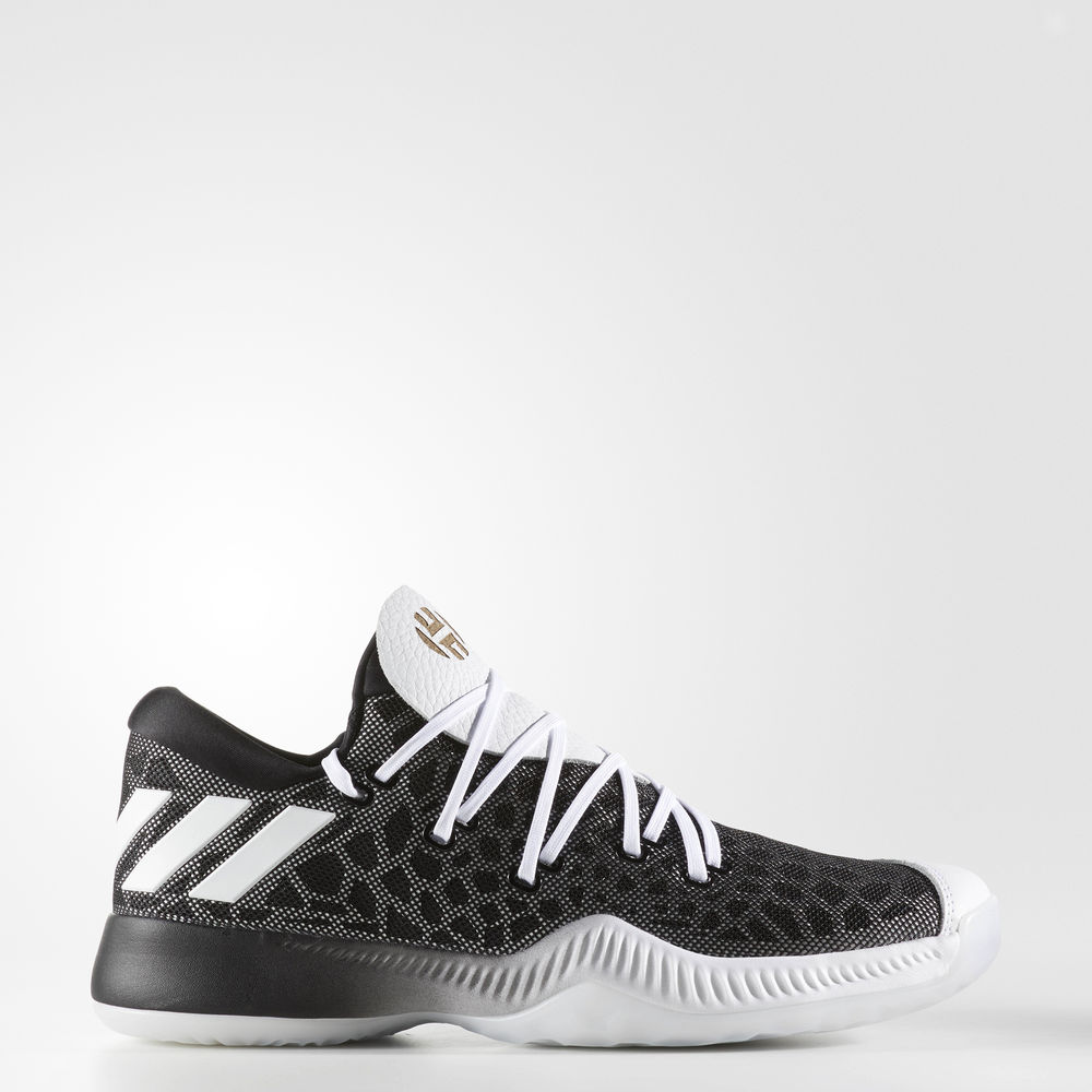 Adidas Harden B/E - παπουτσια μπασκετ ανδρικα - Μαυρα/Ασπρα,Μέγεθος: EU 36 – 54 2/3 (520EZGKN)